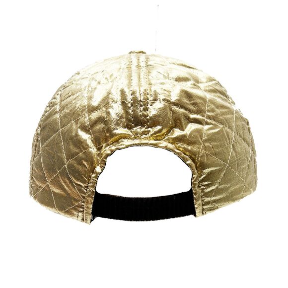 80s/90s Glam Blinged Metallic Gold Fashion Hat